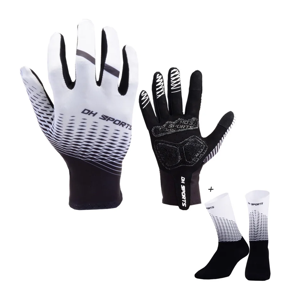 Велосипедные перчатки с носками спортивные противоударные Нескользящие для