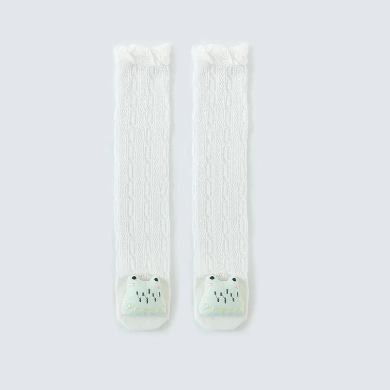 

2020 New Summer Baby over the Knee Stockings Mesh Breathable Mosquito Proof Baby Socks Cartoon Long Socks Wholesale