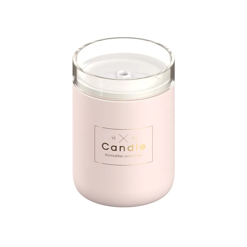

280ML Ultrasonic Air Candle Romantic Soft Light USB Essential Oil Diffuser Car Air Purifier Aroma Anion Mist zh1