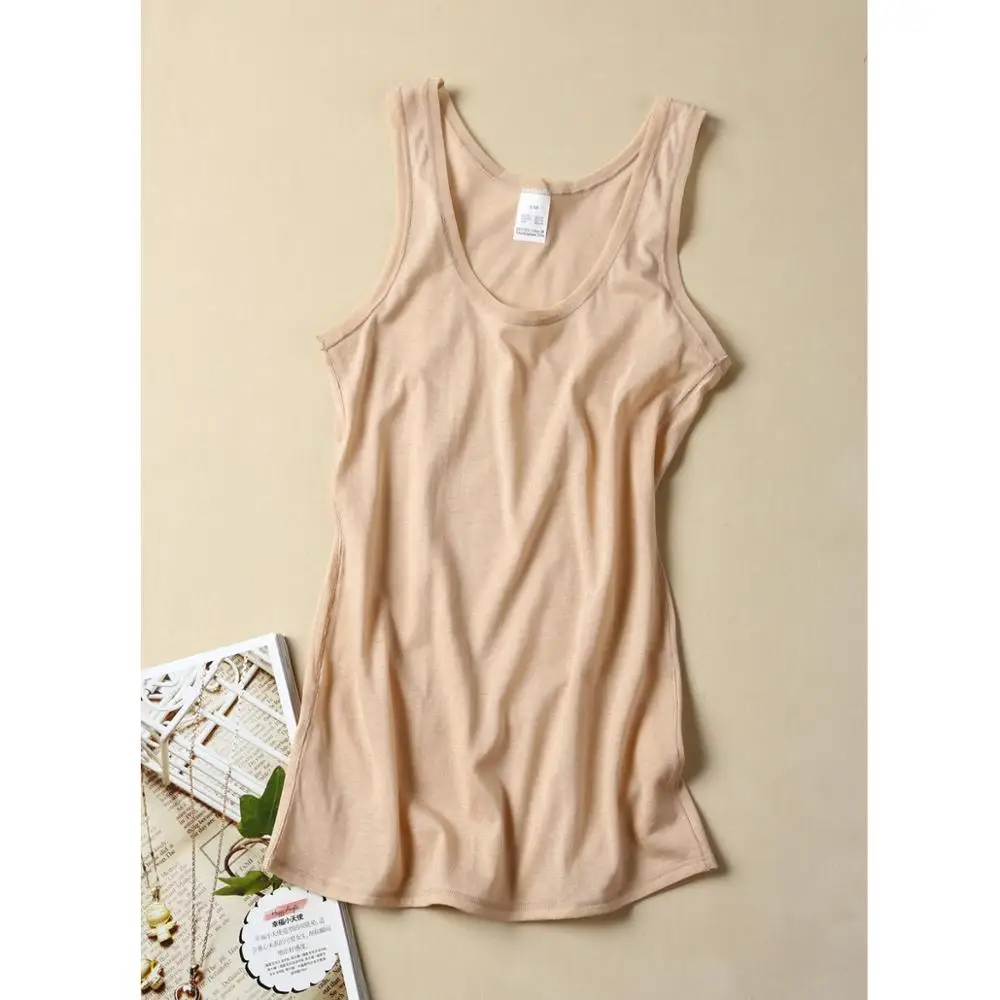 Топ женский облегающий Короткий без рукавов пикантная майка с U-образным вырезом