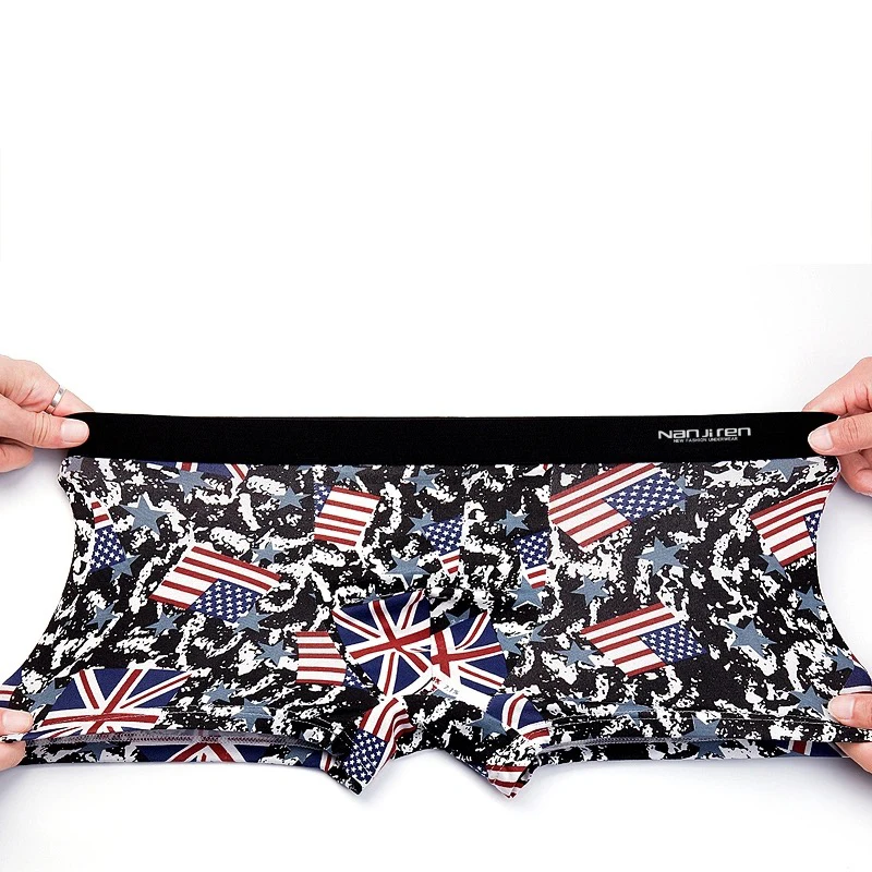 

4pcs Men BoxerShorts Soft Boxers Men's Panties Men Underpants Male Cotton Sexy Breathable Comfortable Underwear Boxer Shorts