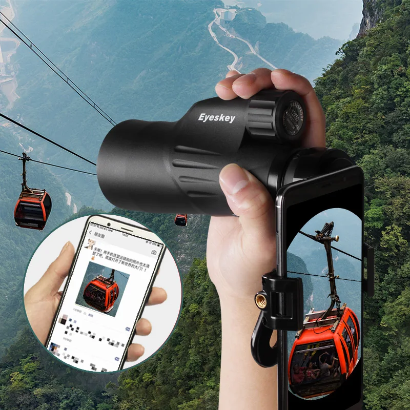 Монокулярный водонепроницаемый телескоп высокой мощности Eyeskey 12x50 BAK4 HD