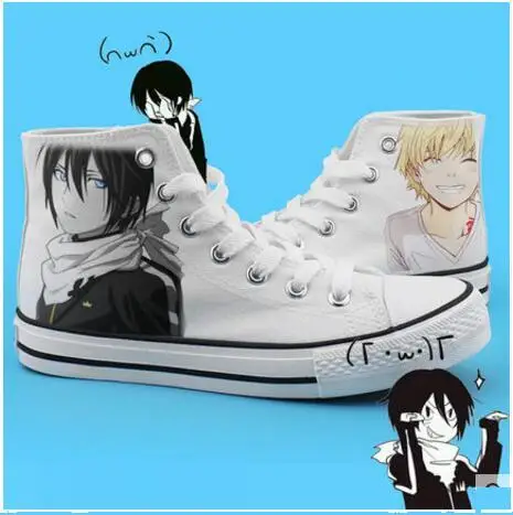 

Унисекс, Noragami Yato Iki Hiyori Yukine, парусиновая обувь для студентов, любителей косплея, норагами, повседневная парусиновая обувь, парусиновая обувь ...