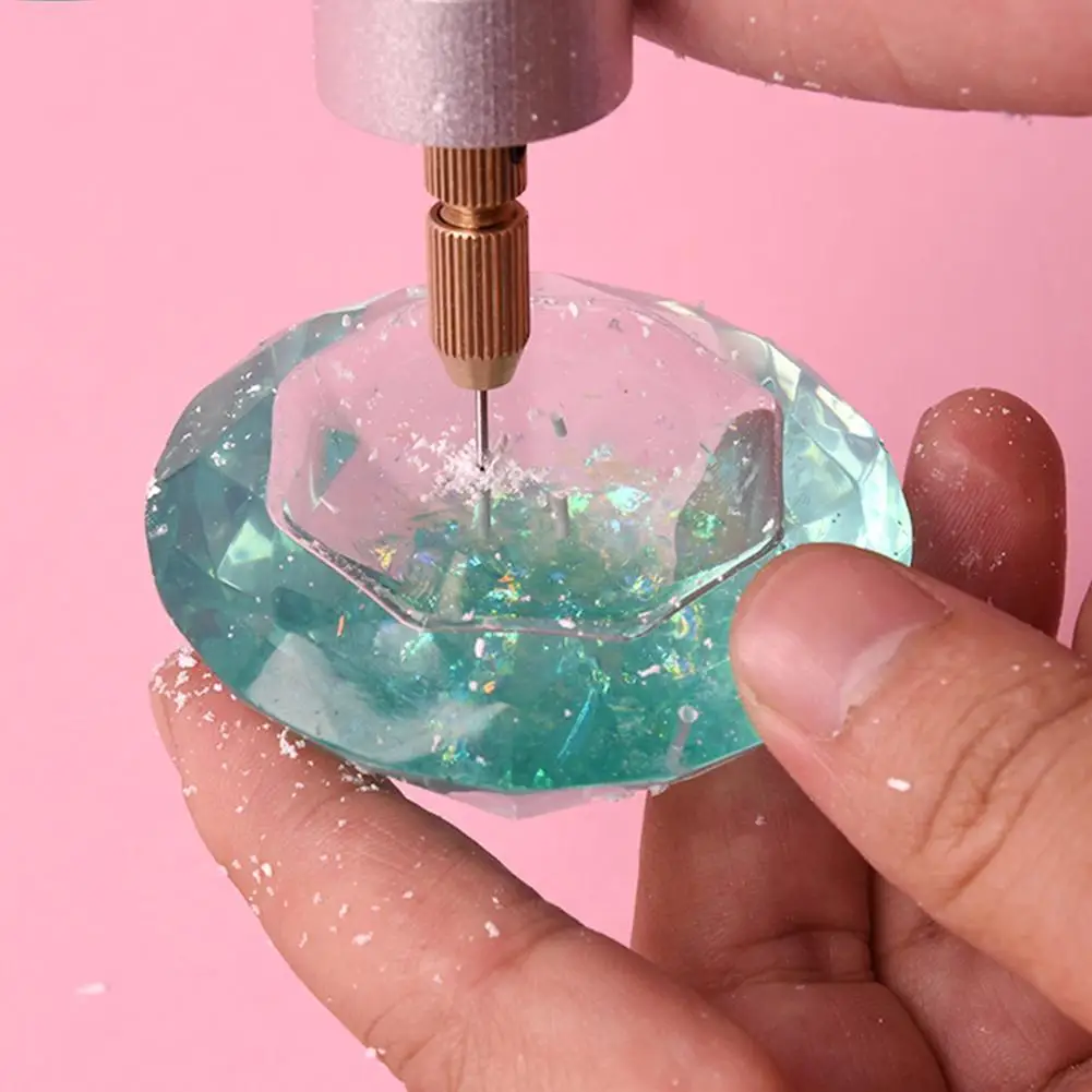 

DIY мини микро небольшой Электрический Алюминий ручная дрель постоянного тока инструмент набор для двигателя, китайское производство PCB 5V Q0M1