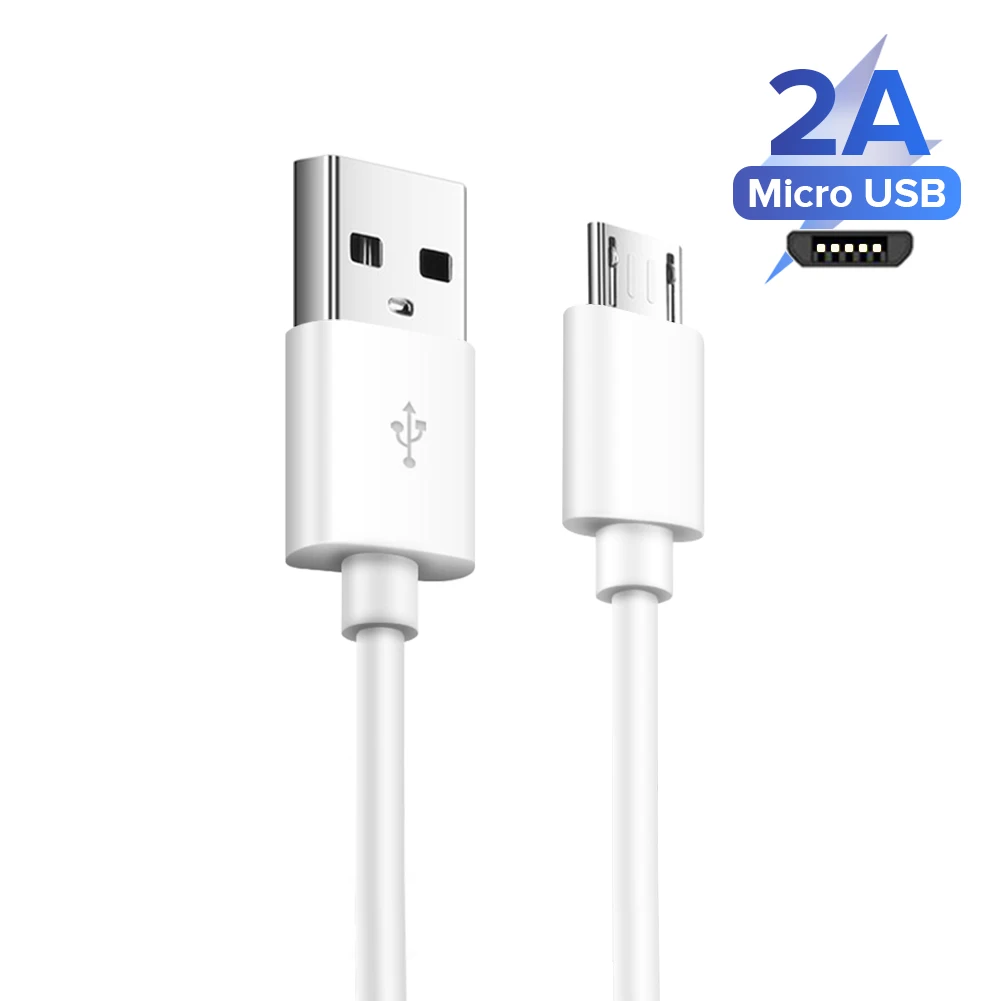 Micro Usb плоский кабель 1 метр для Huawei Honor 9 Lite Y6 7x8 8x Max P8 7c зарядное устройство