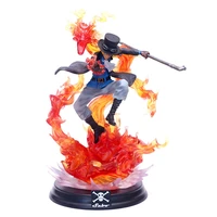 one piece anime figure luffy ronoa zoro ghost three knife ghost ace sanji pvc action collection model toys gifts
