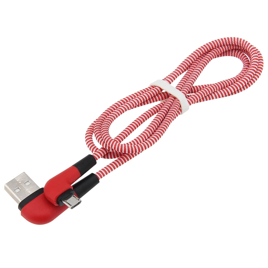 Кабель Micro USB Type-C угловой 90 градусов для Iphone Xiaomi Huawei 50 шт. | Мобильные телефоны и