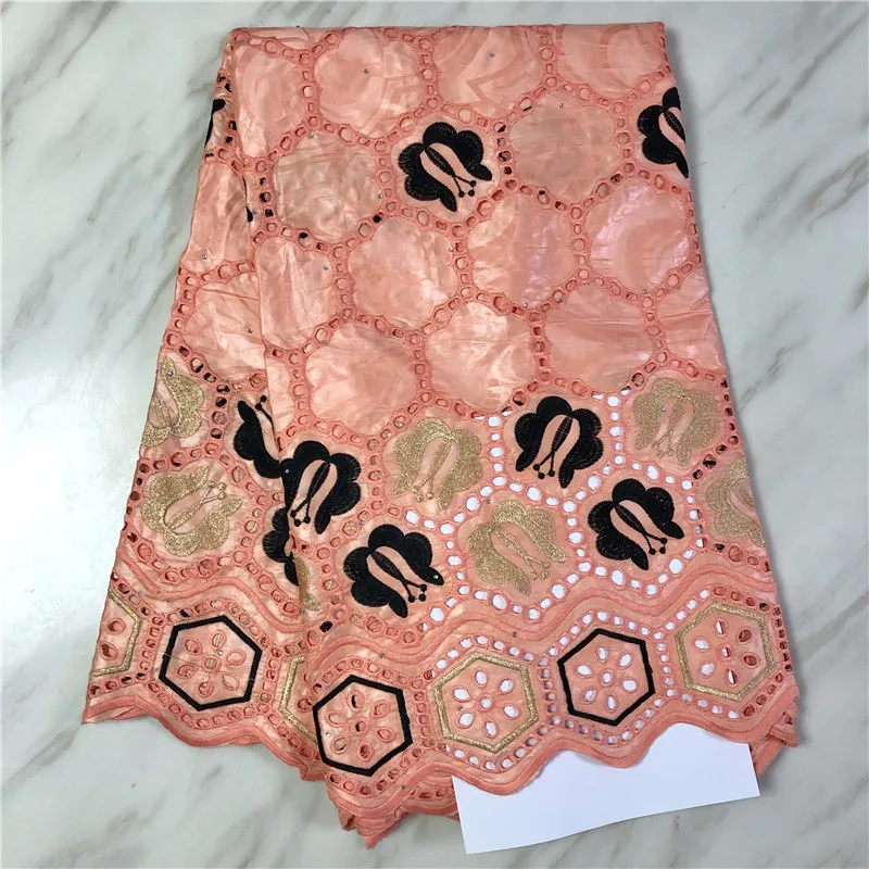 

African Swiss voile lace fabric Nigerian lace fabrics with stones 2020 high quality hot sale Cotton Voile lace PLC186