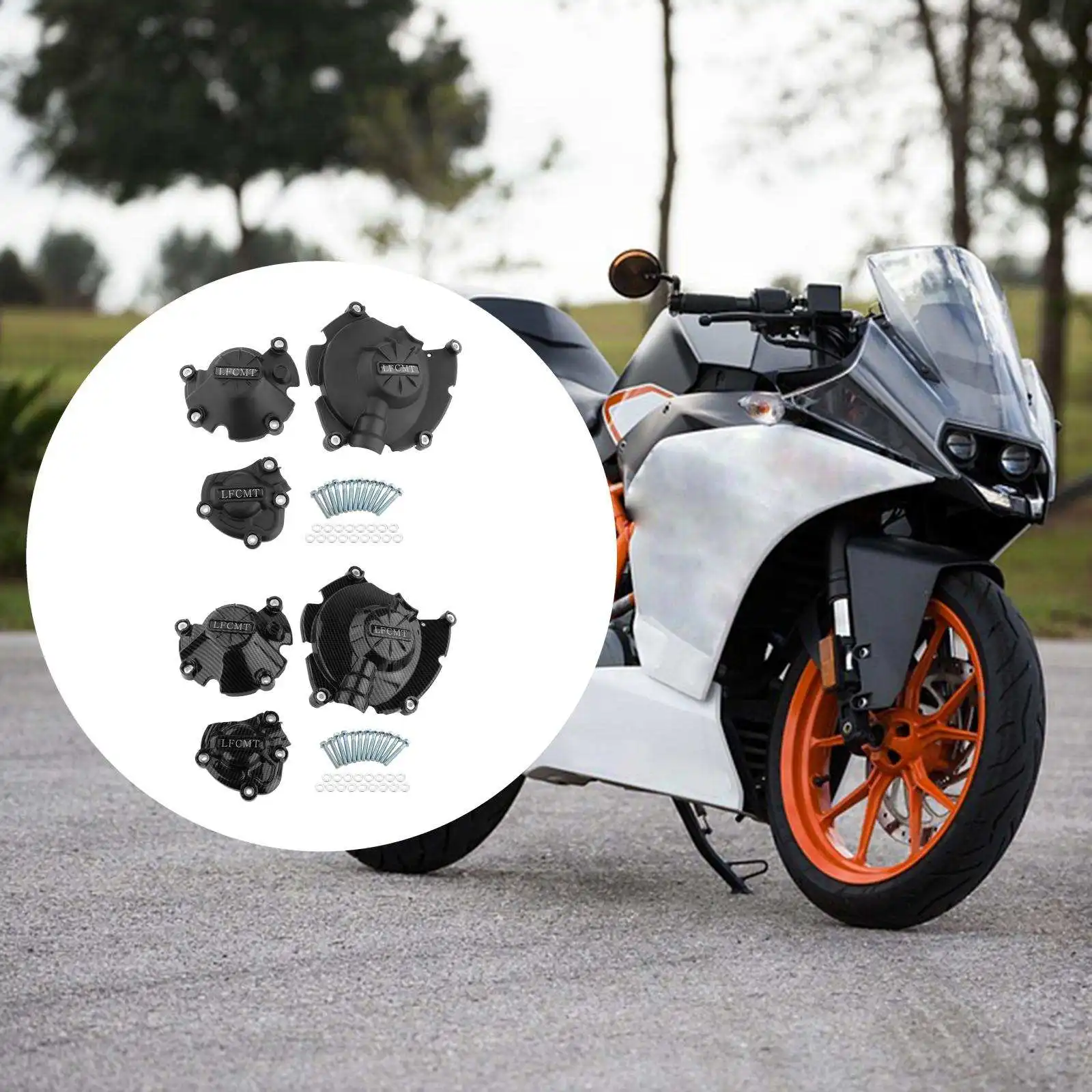 Motorbike Engine Guard Protective Cover for Yamaha Mt-10 2015-2021 Direct Replaces Accessories Black Durable |