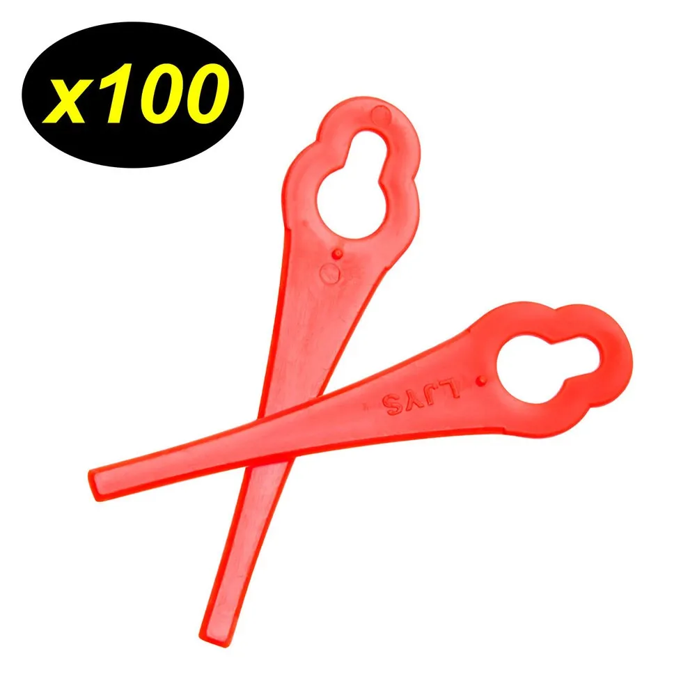

Пластиковые лезвия для газонокосилки, 100 шт.