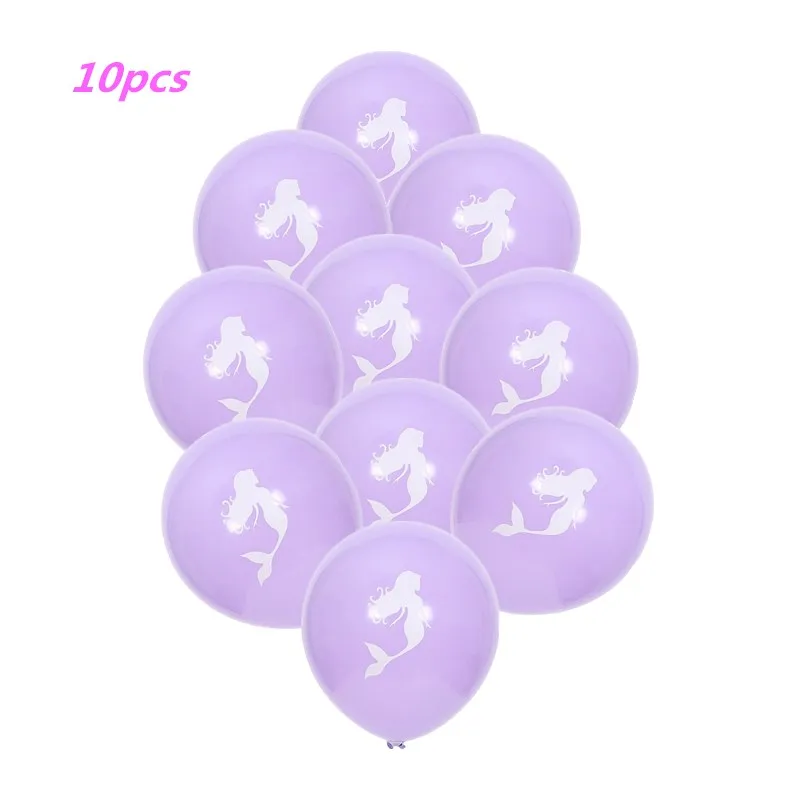 10pcs 12inch latex 10 шт./партия, коробки для конфет русалки, цветные подарочные коробки с бантом и хвостом русалки, спрос среди детей, подарочные пакеты и упаковочные материалы для свадебной тематики - Цвет: 10pcs 12inch latex