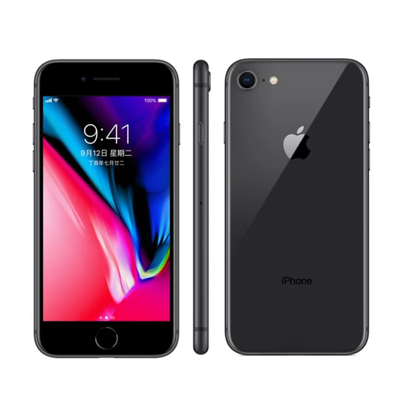 2GB 64GB Space Grey Мобильный телефон Apple iPhone 8 LTE с глобальной версией, 2 Гб ОЗУ, 64 ГБ/256 Гб ПЗУ, Apple A11 Bionic Hexa Core, 4,7 дюйма, 12 МП, NFC, 1821 мАч, iOS Телефон - Цвет: 2GB 64GB Space Grey