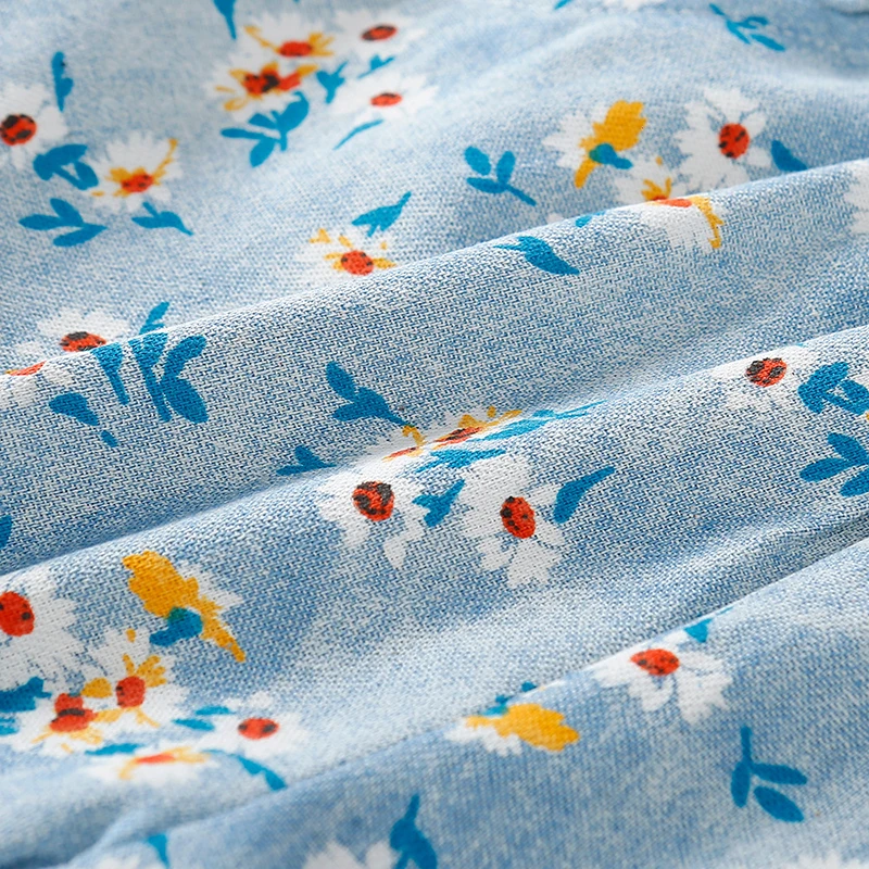 

Keelorn 2021 Girls Summer Clothing Sets Kids Puff Sleeve T-shirts And Floral Shorts Outfits 2Pcs Casual Holiday Children Suits