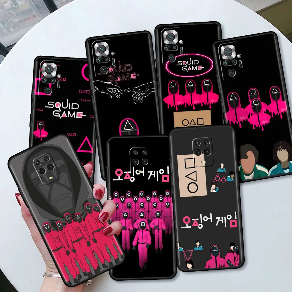 

Squid Game Phone Case for Samsung A50 A70 Cover For Galaxy A10 A30 A20e A20s A10s A40 M31M30s M51 M31s Soft Capa
