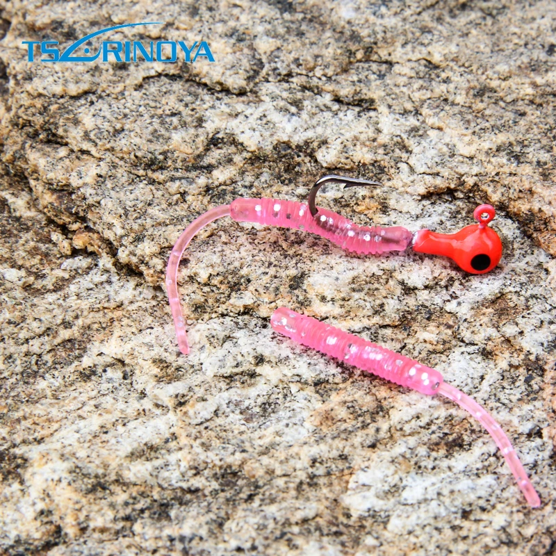 Крошечный мягкий червь с штырьковым хвостом резиновая приманка 4 3 см 0 2 г рок