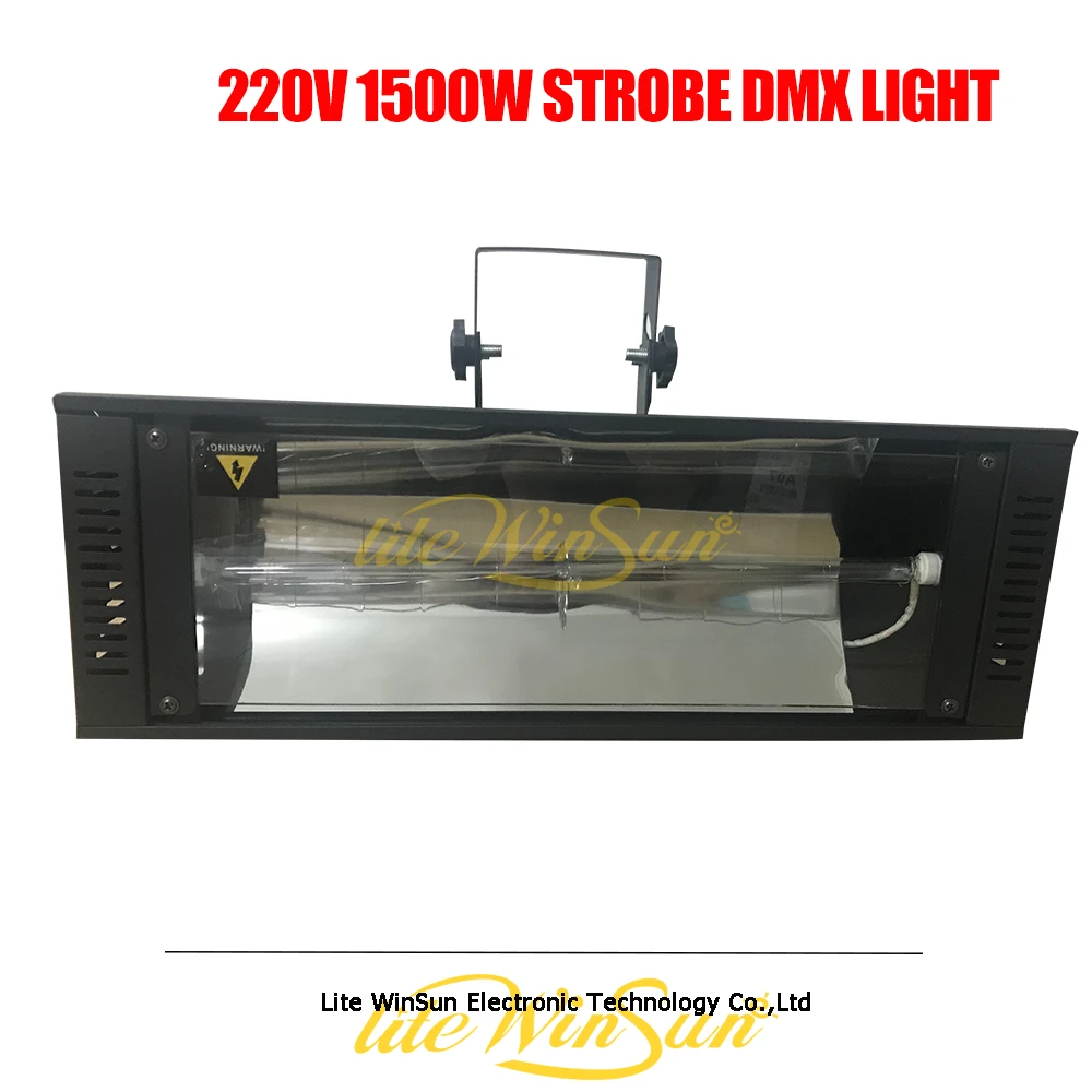 Litewinsune 1500 Вт стробоскоп DMX светильник ing Disco DJ 220 В автоматический ксеноновый светильник мигающий светильник высокой мощности