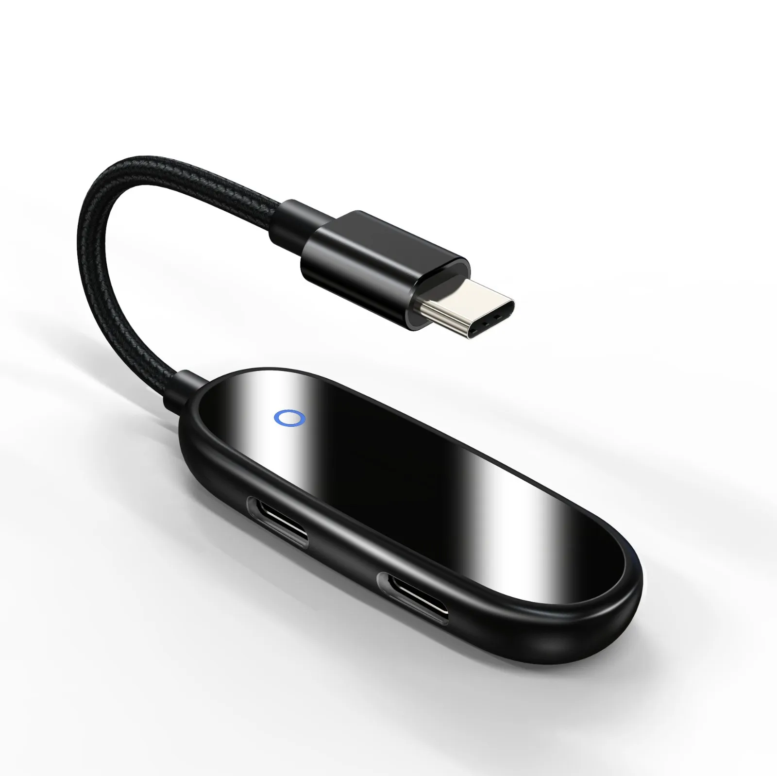 

Audio adapter Type-C Digital Audio Adapter USB-C Headphone Adapter Type-C To Dual Type-C Plug and Play Type-C Audio Adapter