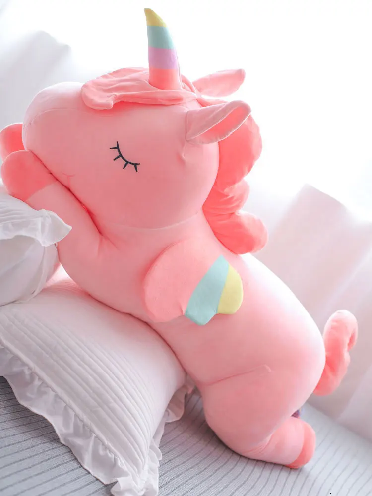 35/45 Rag Doll Girl Plush Pony Toy Ins Unicorn Creative Birthday Gift Baby Sleeping Companionship | Игрушки и хобби