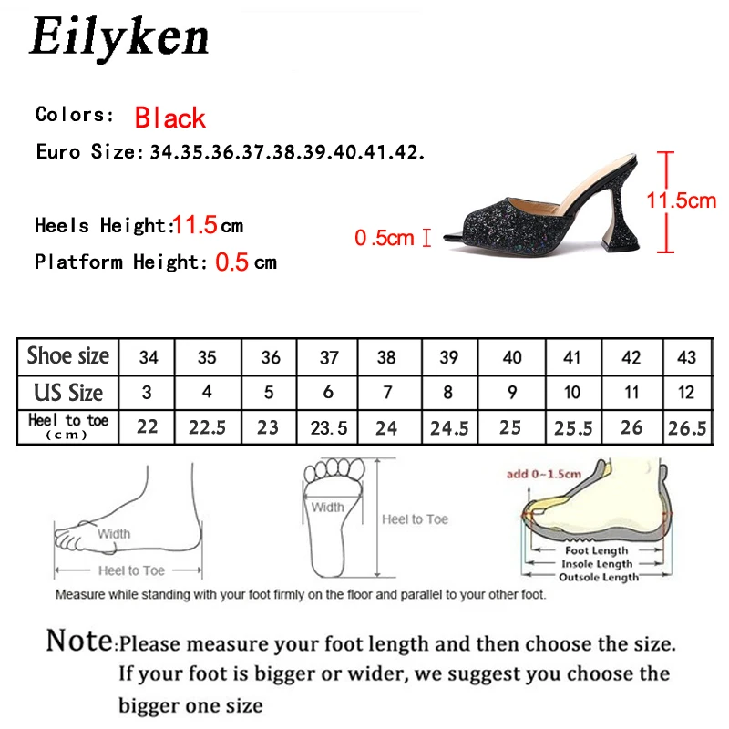 Eilyken/2021 г. Новая летняя обувь Женские флуоресцентные мюли из лайкры Блестящие