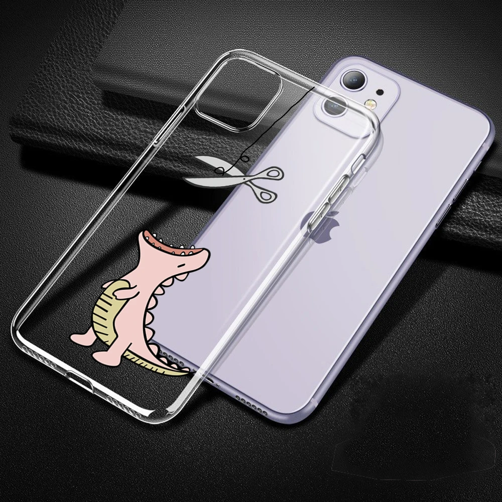 Милый Розовый Слон Мягкий ТПУ чехол для телефона для Apple iPhone X XS чехол для MAX XR Eat для iPhone 8, 7, 6 S, Plus, 5S SE 11Pro чехол s Coque Капа