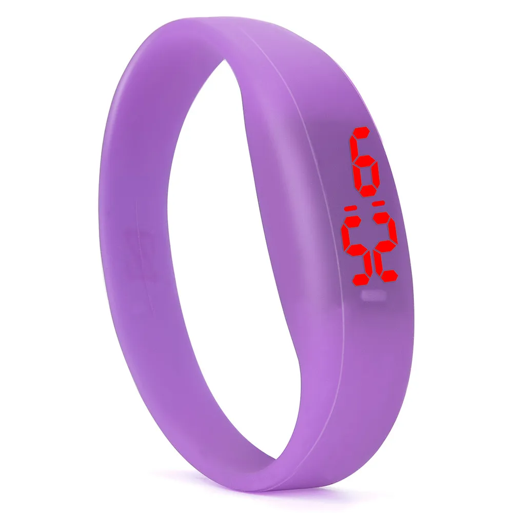 Часы наручные женские цифровые с силиконовым ремешком светодиодные 03 * | Наручные