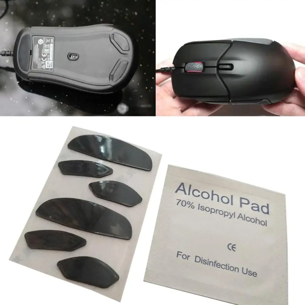 2 шт. толщина 0 6 мм замена ног мыши коньки для SteelSeries Rival 310|Аксессуары мышей и