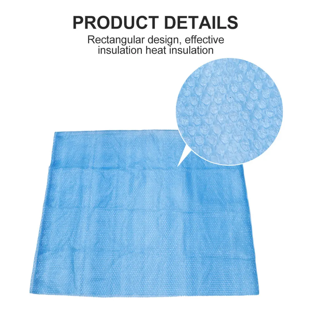 

1pc 200x120cm Swimming Pool Cover Waterproof Outdoor Pool Bubble Cover Heat Preservation Cover