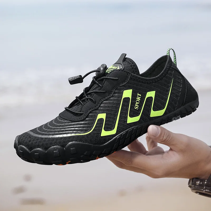 

2020 Unisex Barefoot Shoes Men Quick Dry Upstream Aqua Women Beach Water Swimming Shoes Outdoor Jogging Sneakers Rubber Platform