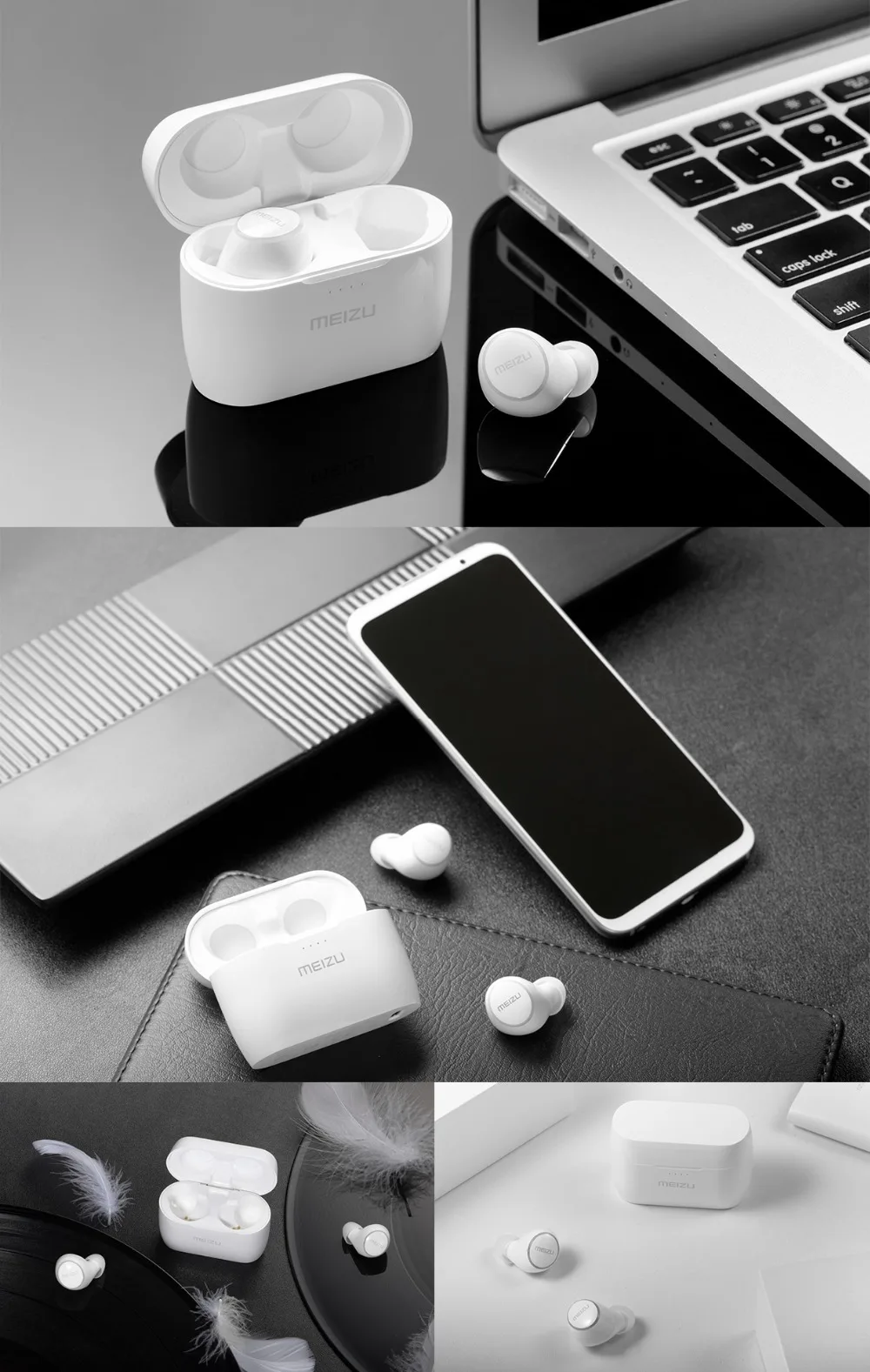 Официальный Meizu POP 2 TW50S Bluetooth 5,0 наушники настоящие беспроводные наушники IP5X водонепроницаемые спортивные наушники-вкладыши для смартфонов