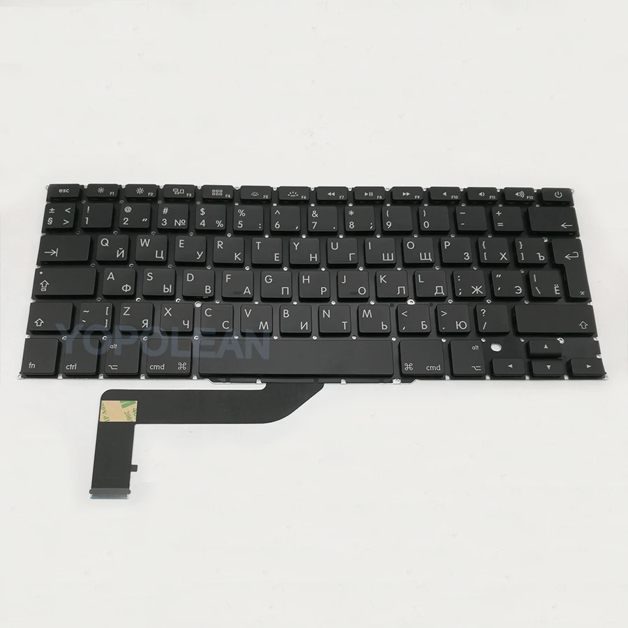 3 шт./лот Новая русская Русская клавиатура для Macbook Pro Retina 15 &quotA1398 2012 2013 2014 2015 лет UK
