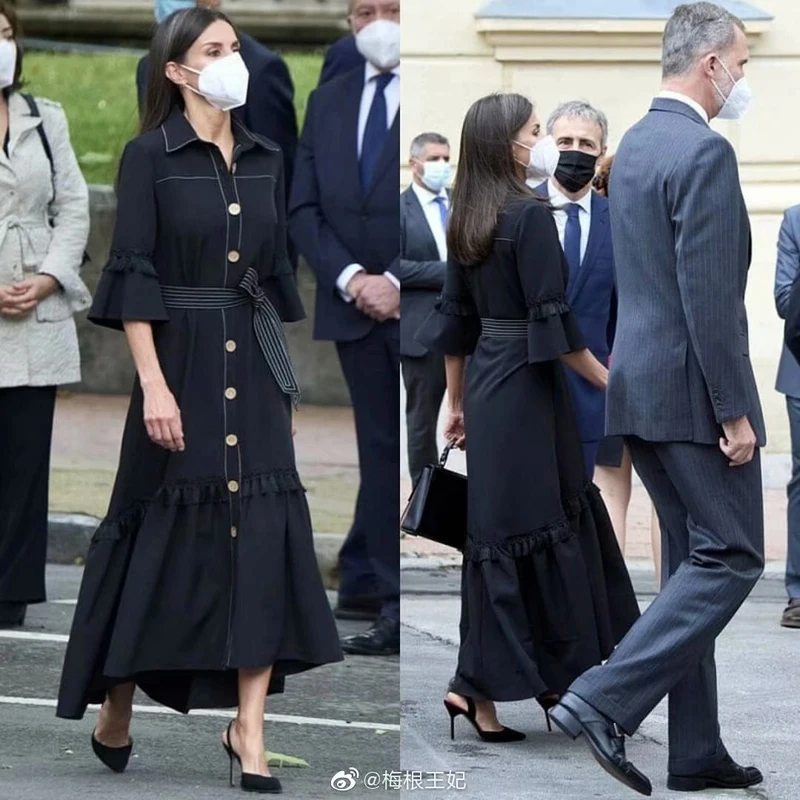 

Женское платье с юбкой-годе, подиумное однобортное облегающее платье принцессы Kate с рукавами-фонариками и поясом, платье средней длины с ба...