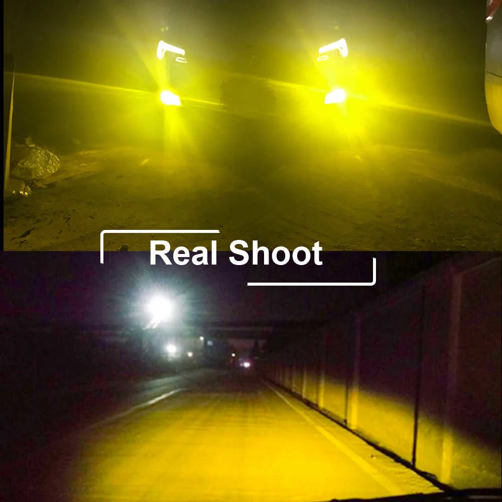 

YHKOMS H4 H7 H11 LED 3000K H1 H3 H8 H9 9005 9006 880 881 5202 Fog Light 9004 9007 H13 Hi/Lo Beam Car Headlight Yellow Light 12V