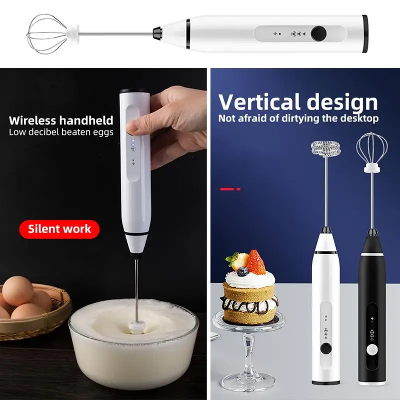 Электрический взбиватель для яиц с функциями взбивание кофе молока напитков