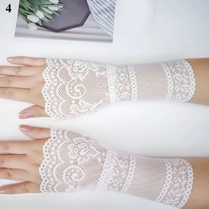 Кружевные накладные рукава полые цветы пальто декоративные универсальные милые