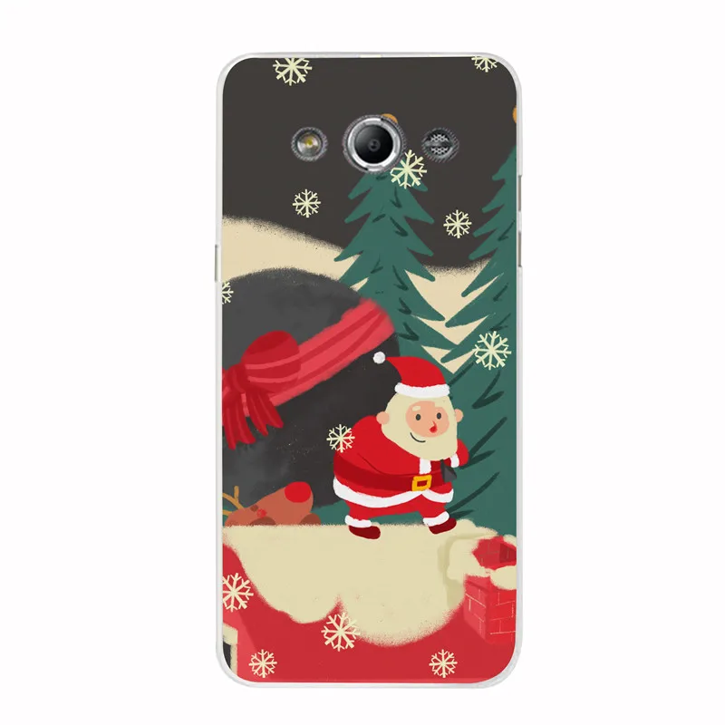 Christmas Case For Samsung Galaxy Xcover 3 Cover Soft Silicon Back Cases for XCover3 G388F Shell Painted New Year |
