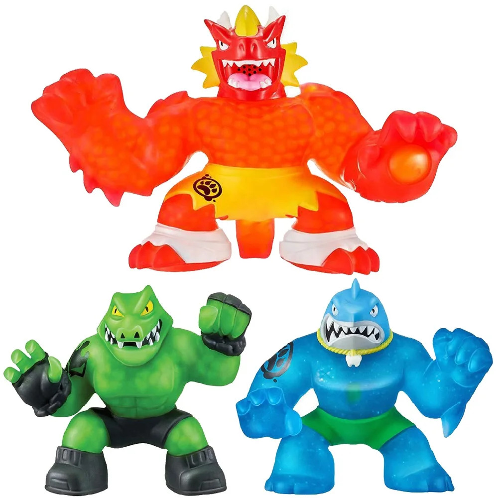 Лидер продаж! Goo Jit игры Супер Герои игрушки-антистресс сжимаемые мягкие куклы