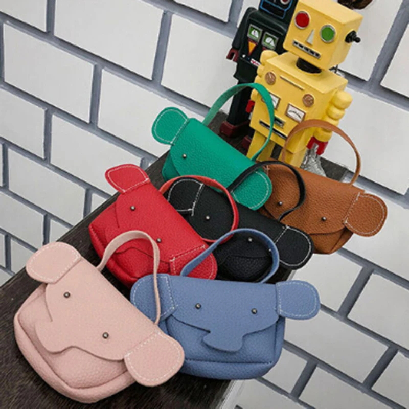 1PC Fashion Mini Cartoon Coin Purse Kids Girls Waterproof Bag Elephant Money Bags Change Pouch Wallet Women's Handbag | Багаж и сумки