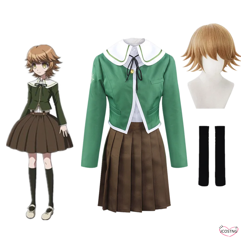 Костюм для косплея из аниме данганронпа Кума чихиро фуцзысаки женский костюм
