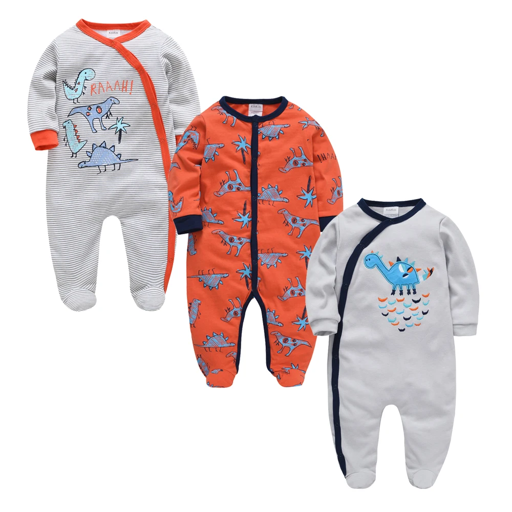 Roupas Bebe De/комбинезон с длинными рукавами для новорожденных мальчиков хлопковые
