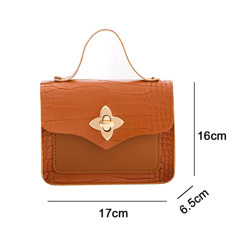 

Crossbody Bag Women Designer Shoulder Bag Female Handbag Backpack Chain Fashion 2021 PU Leather Simple Retro Crocodile Pattern