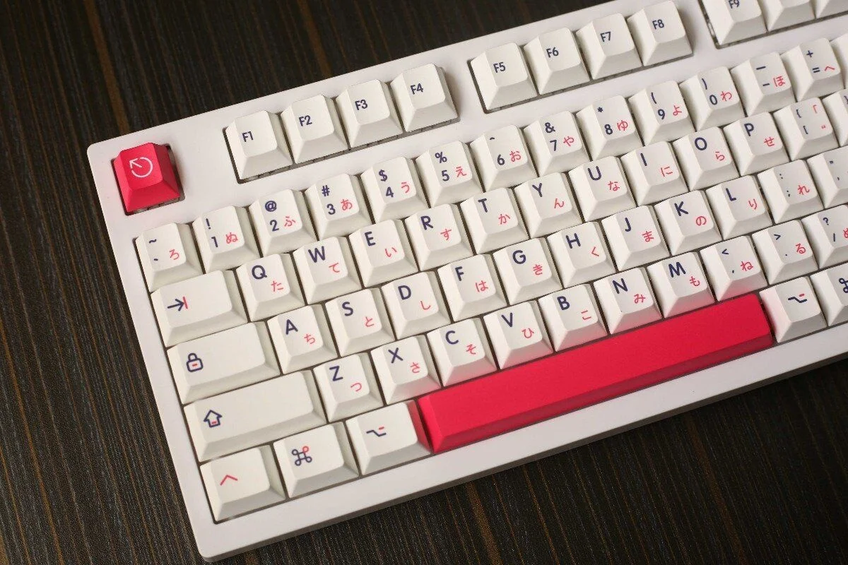 140 Keys/set Kon Momo Keycaps For MX Switch Mechanical Keyboard PBT Dye Sublimation Key Caps Cherry Profile With 1.75u 2u Shift |