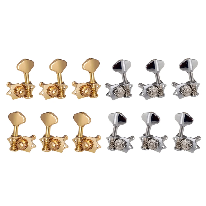 

Quality 3L3R 6Pcs 1:18 Guitar String Tuning Pegs Tuner Machine Heads Knobs Tuning Keys for Acoustic or Electric Guitar