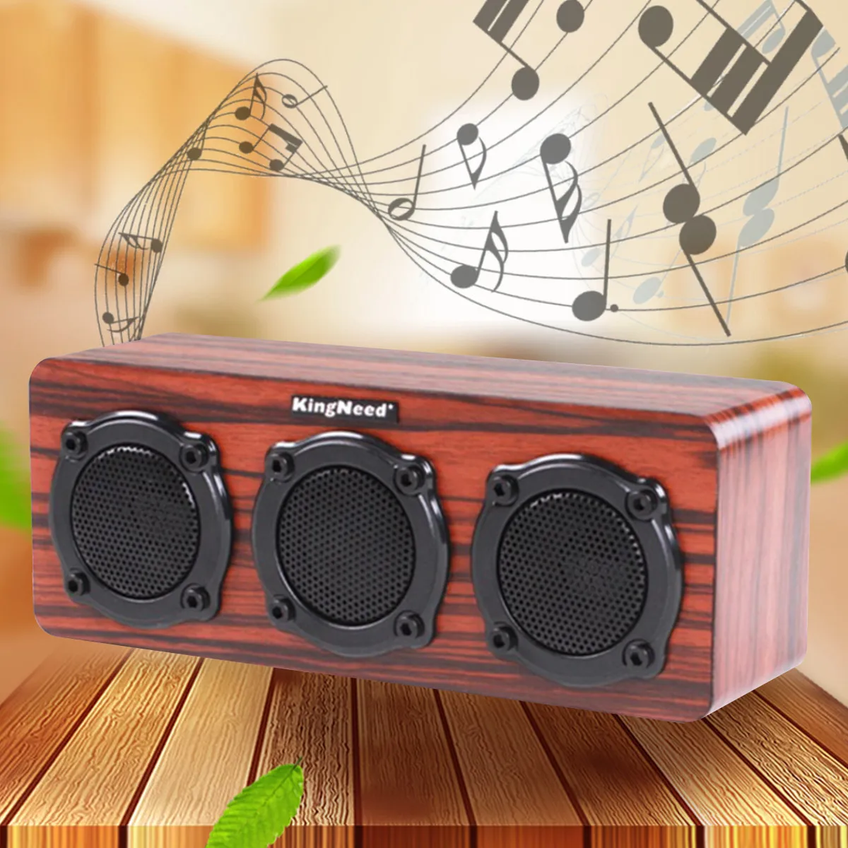 60db звук деревянный Blurtooth открытый портативный динамик Hifi беспроводной бас студия стерео 2 Ster динамик s 1 вибрационная мембрана