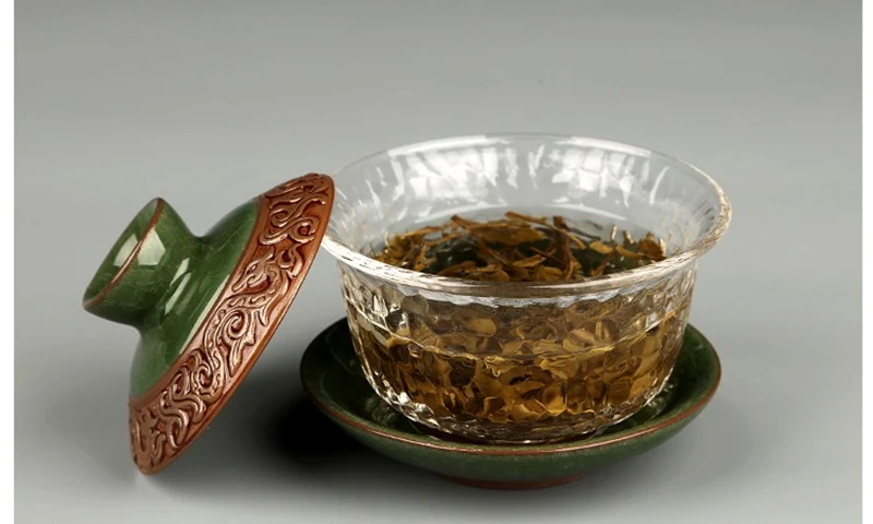 Чайный сервиз Gai Wan нового дизайна из стеклокерамики, чайные сервизы Dehua Gaiwan, фарфоровый чайный сервиз для путешествий, красивый и легкий чайник