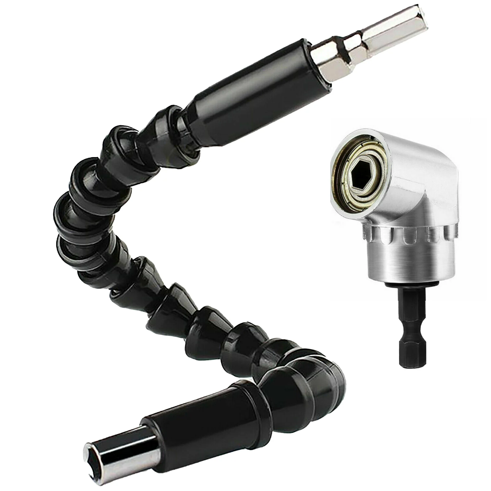 

Набор держателей для сверл, комплект из 2 предметов, с прямоугольным удлинителем и шестигранным хвостовиком