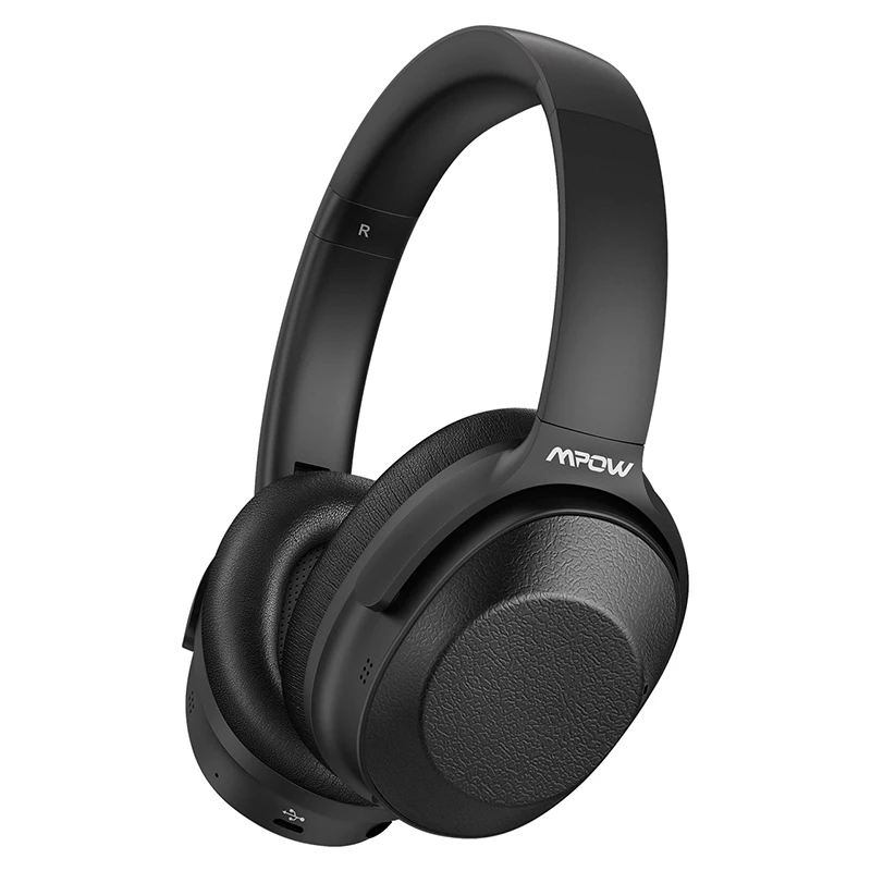Black-AH Mpow H12 Bluetooth ANC наушники беспроводные наушники Проводная гарнитура с микрофоном HiFi Звук глубокий бас 30H время воспроизведения для Iphone 11 - Цвет: Black-AH