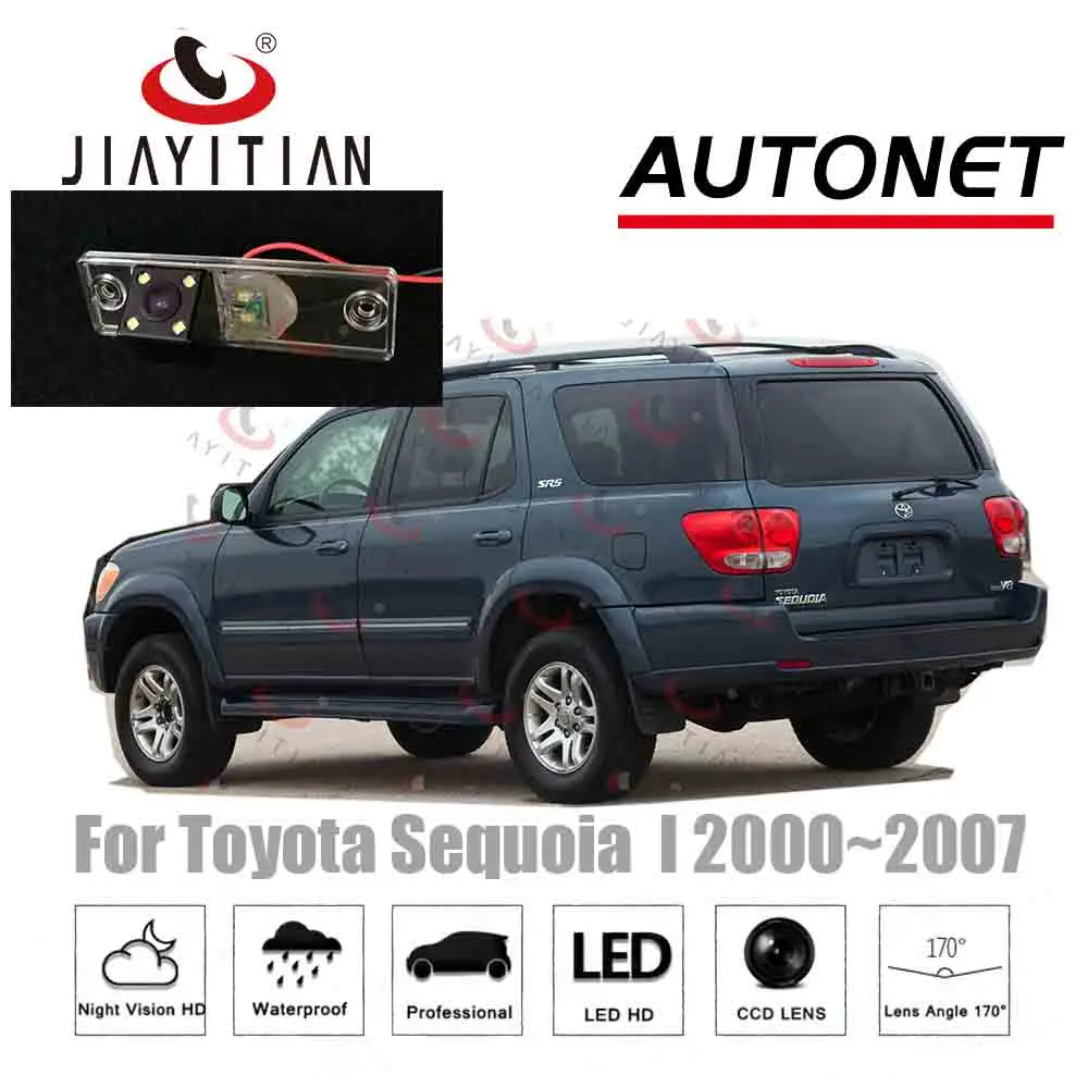 JiaYiTian Автомобильная камера для Toyota Sequoia 2000 2001 2002 2003 2004 2005 2006 2007 CCD ночного видения
