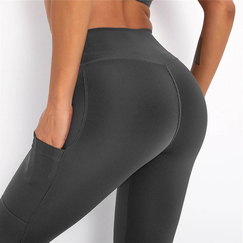 

New Women Sport Leggings Soft Naked-Feel Workout Gym Compression Pants Women Squat Proof High Waist Fitness Sport Leggings