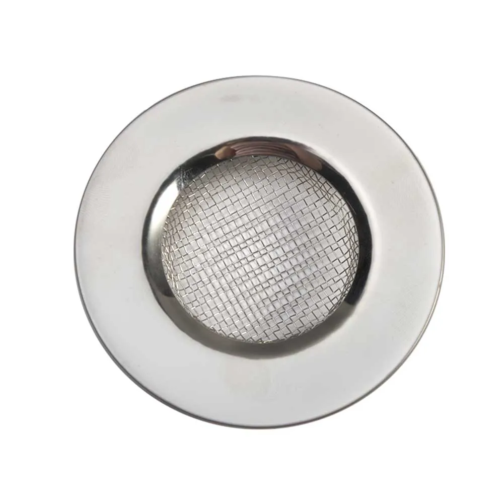 

7.5cm Stainless Steel Sink Filter Hair Colanders Strainers Filter Round Kitchen Drain Bathroom Sink Accessories
