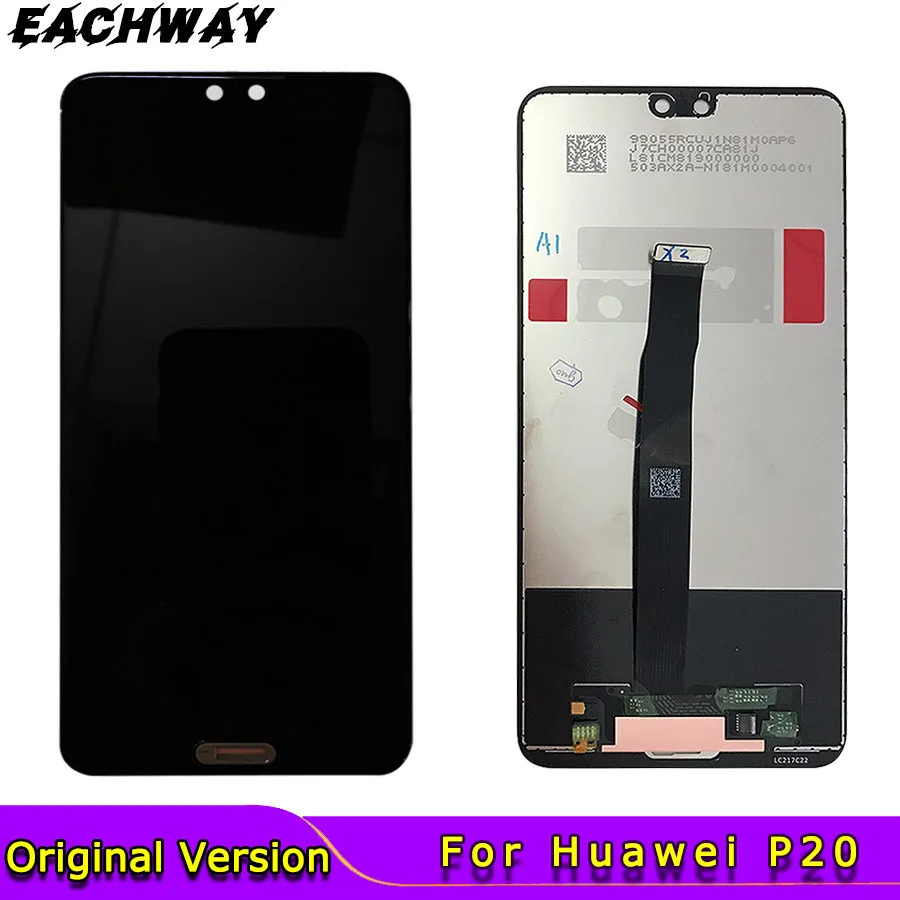 

For Huawei P20 LCD Display +Touch Screen Digitizer Assembly Replacement for Huawei EML-L09 EML-L22 EML-L29 EML-AL00 LCD Screen